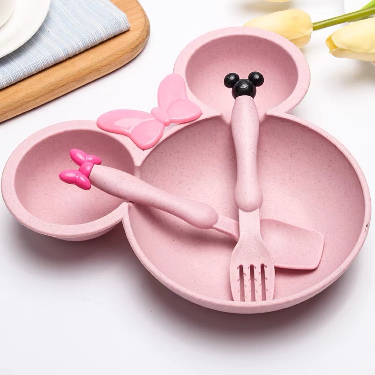 ชุดจานสำหรับเด็ก ลายมินนี่เมาส - Baby Food Menu บทวิจารณ์และราคา