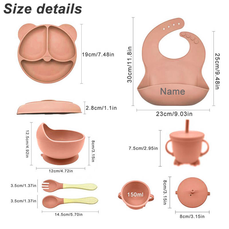 ชุดจานให้อาหารเด็กชุดชามดูดแผ่ - Baby Food Menu บทวิจารณ์และราคา