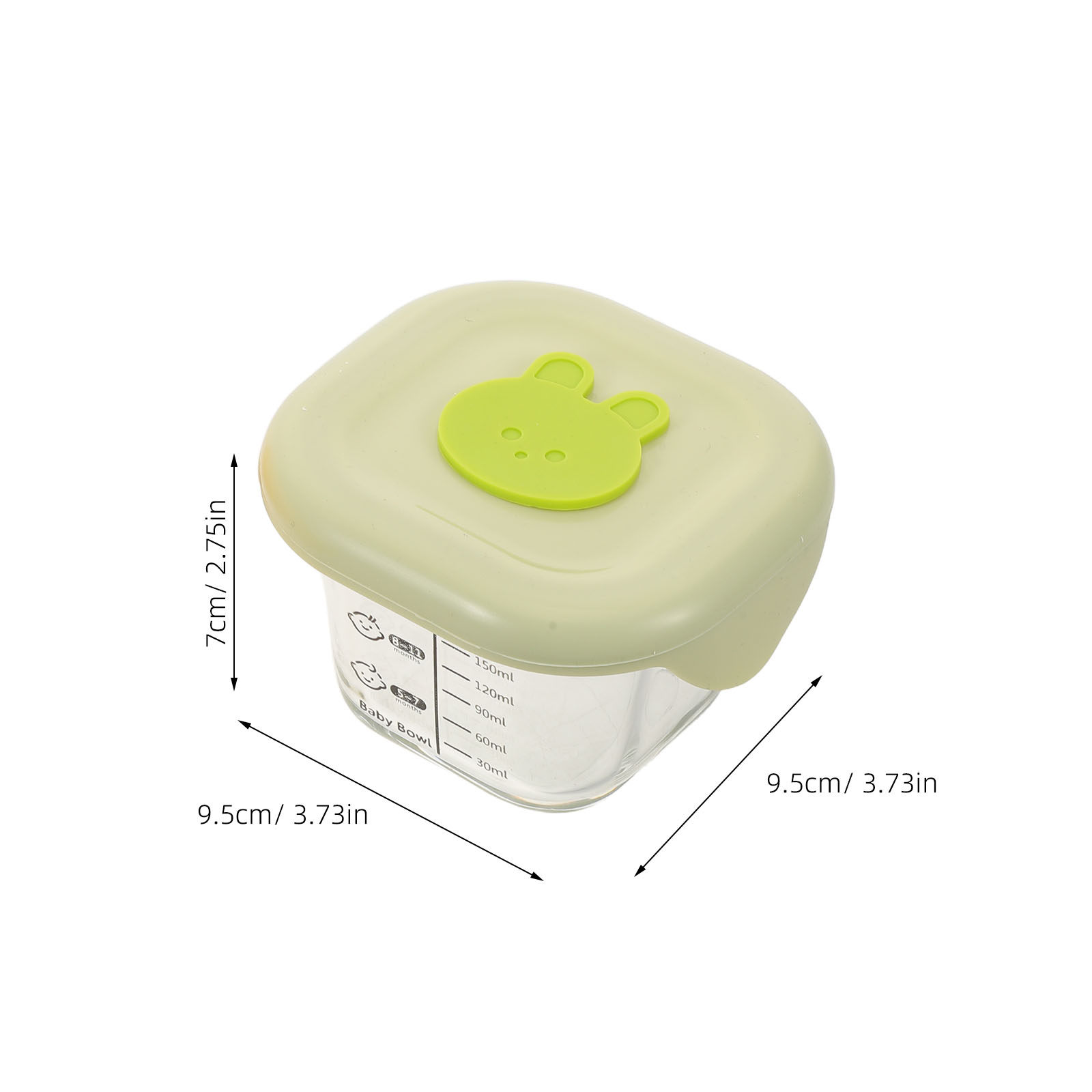2 ชิ้น กล่องเก็บอาหารเด็ก ป้อง - Baby Food Jars With Lids บทวิจารณ์และราคา