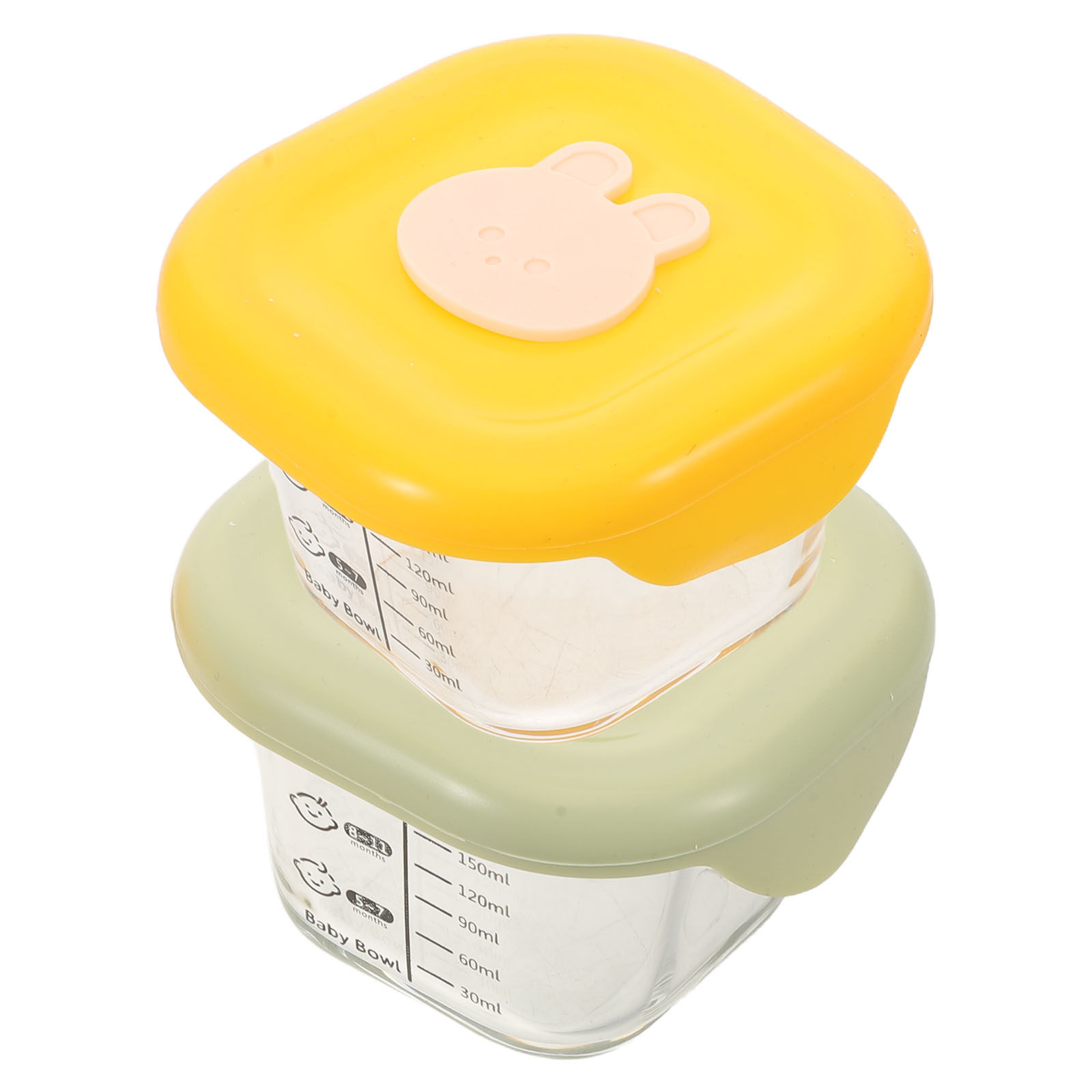 2 ชิ้น กล่องเก็บอาหารเด็ก ป้อง - Baby Food Jars With Lids บทวิจารณ์และราคา