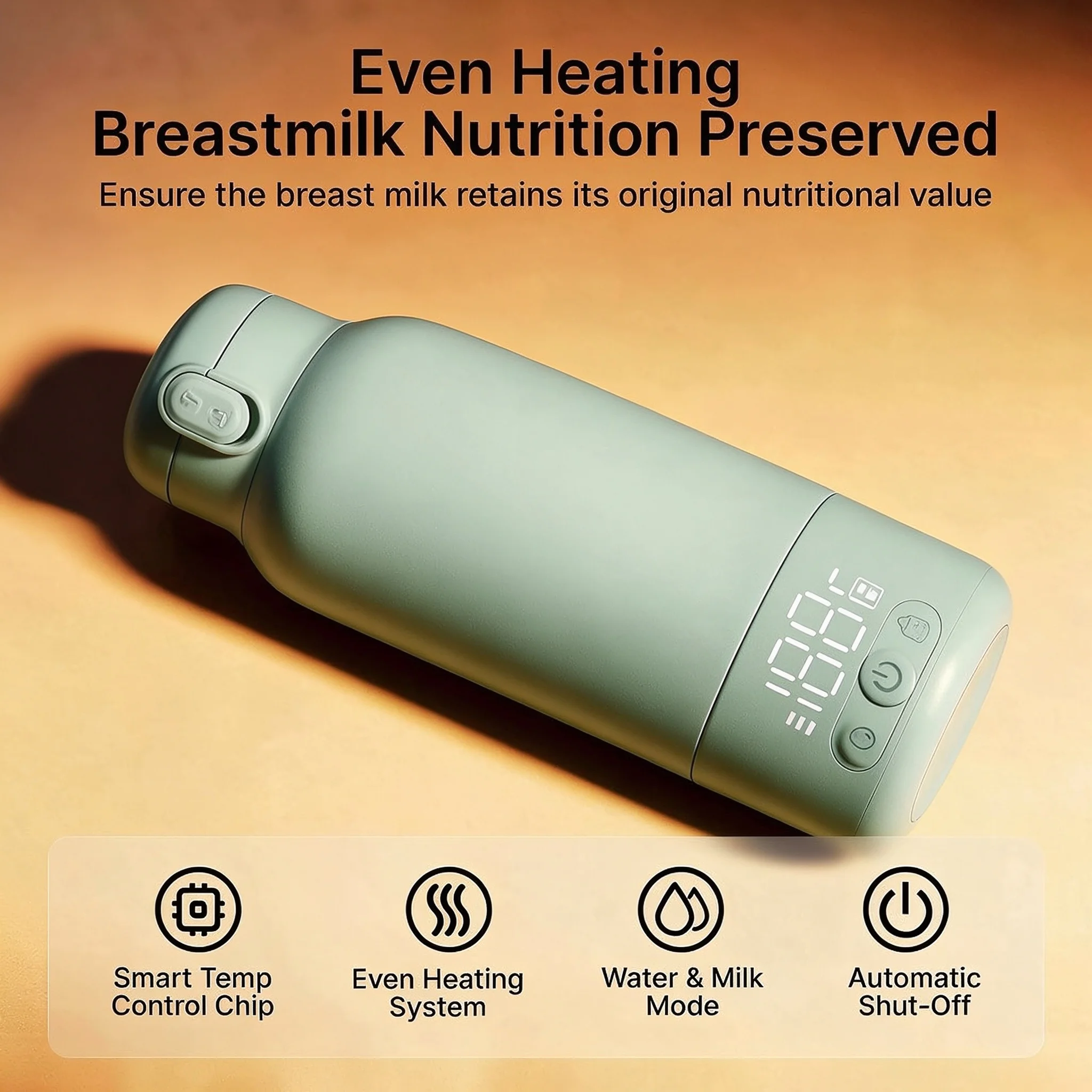เครื่องอุ่นขวดนมแบบพกพา เหมาะส - Baby Food Warmer บทวิจารณ์และราคา