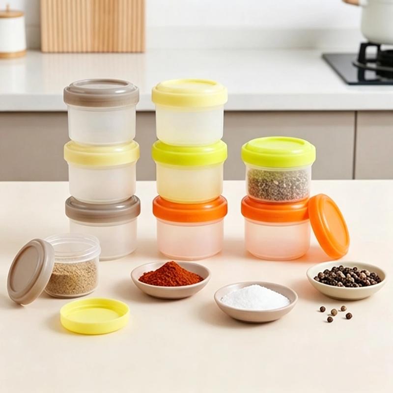 ชุดโหลใส่อาหารขนาดเล็ก PP แบบซ - Baby Food Jars With Lids บทวิจารณ์และราคา